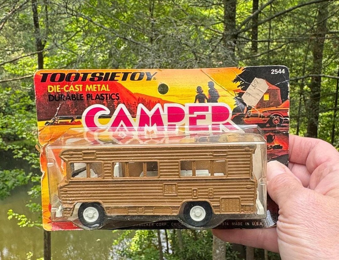 Vintage Tootsietoy Camper RV #2544 Die-cast Metal 1970's Made in USA ...