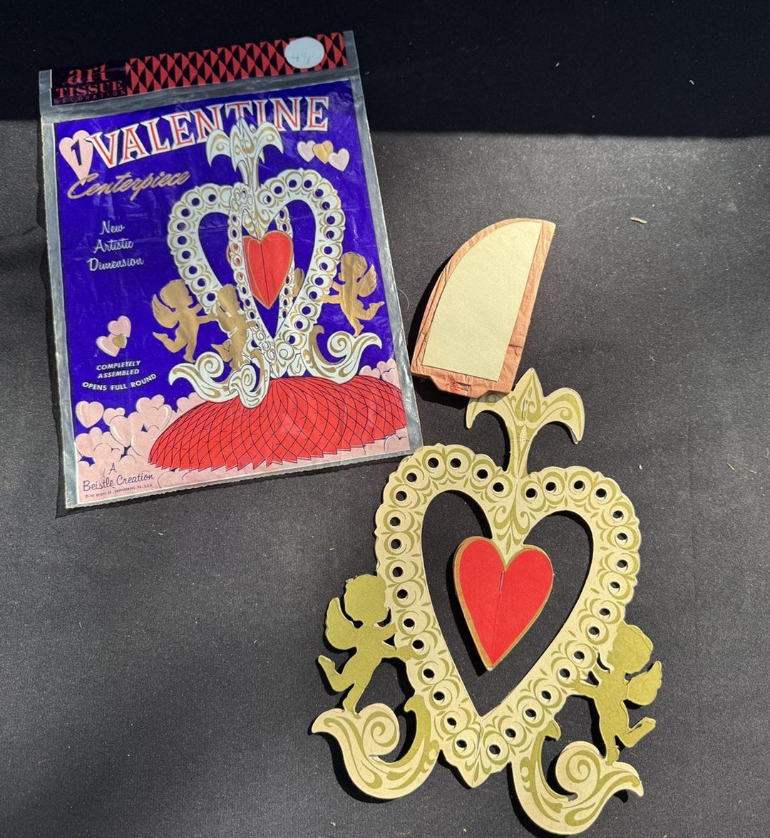 A Beistle Creation 1970’s Valentine’s Day Decorations in Original ...