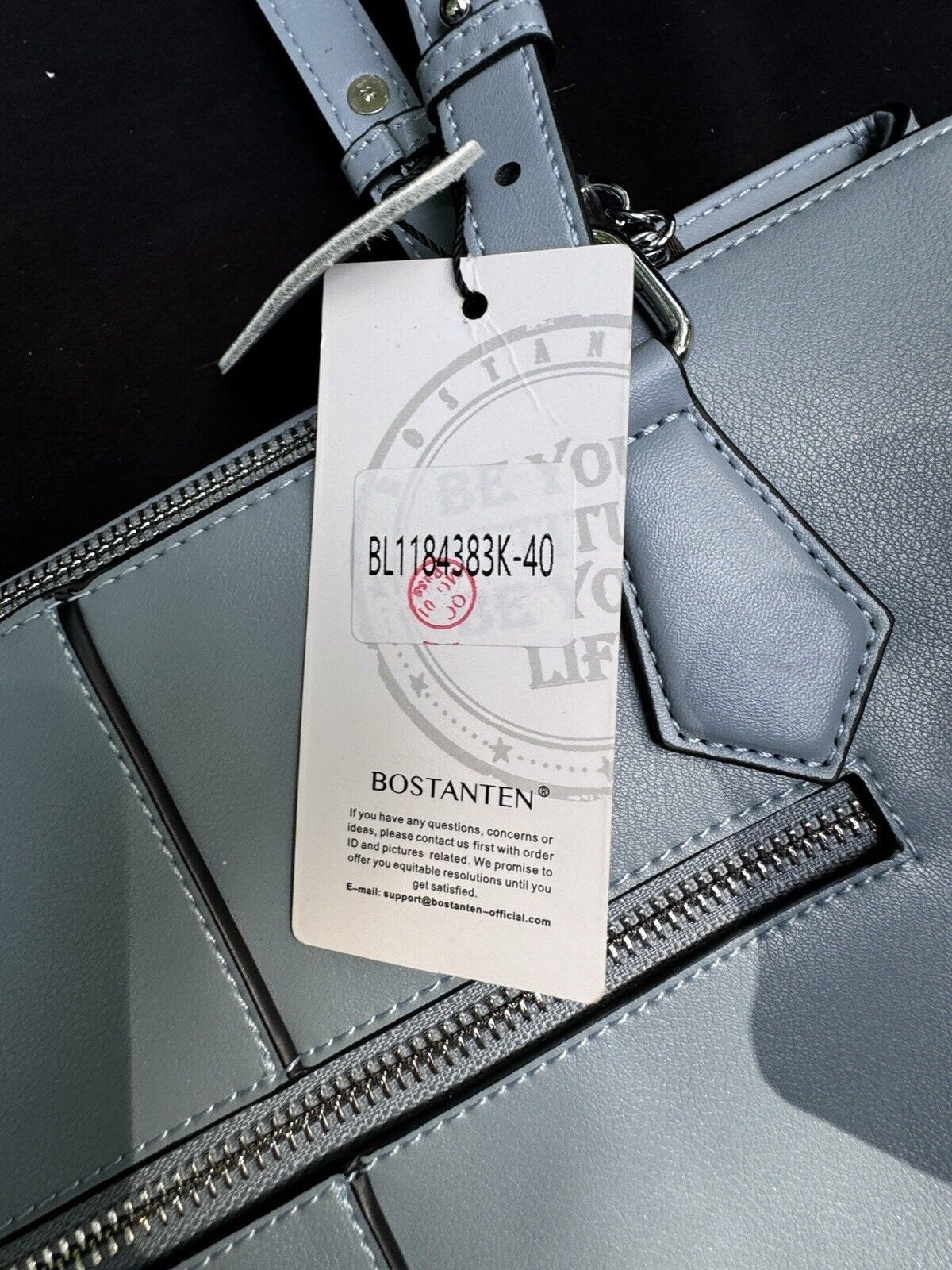 BOSTANTEN Damen Handtaschen Designer Schultertasche Weiches Echtleder Blau Neu mit Etikett Etsy
