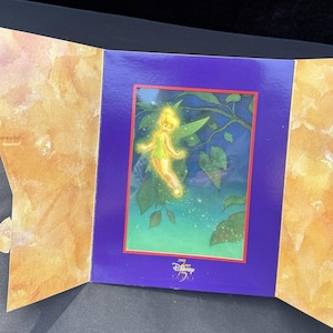 Kartka okolicznościowa Disney Tinker Bell Pop-Up z okazji 75. rocznicy – rzadki przedmiot kolekcjonerski Nowość!