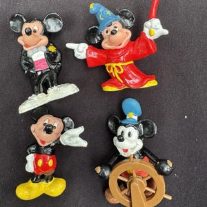 Set de 4 figuras de Mickey Mouse Applause de Sixty Years de Disney, sin caja imagen 6
