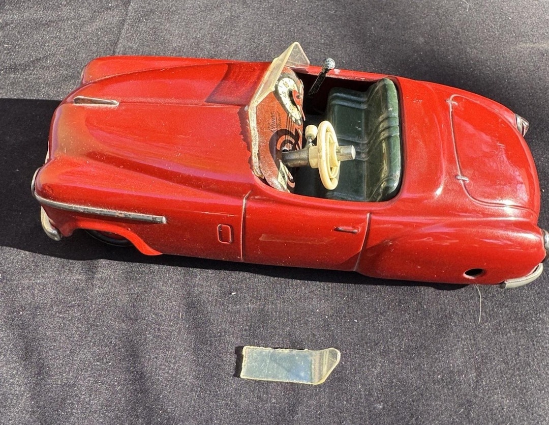 Amazing Schuco Combinato 4003 Car Red Horn & Gear Work *broken