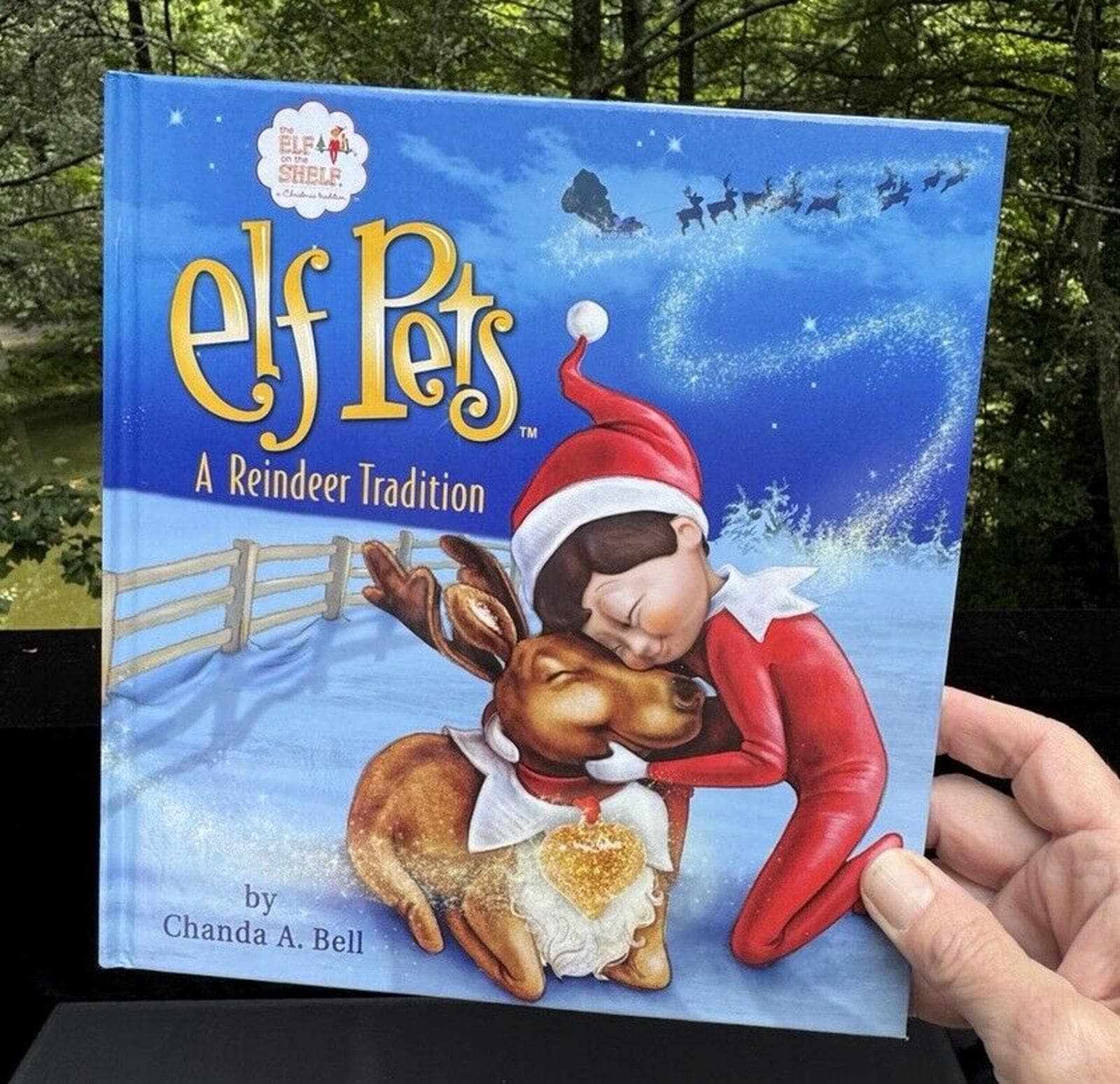 Livre Elf On The Shelf - La Tradition De La Renne - Version Italienne - Jeu Éducatif Noël