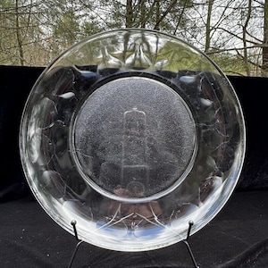 Vintage 1960 Pyrex Ovenware Clear Glass Deviled Egg Plate Or Regular Platter 12"