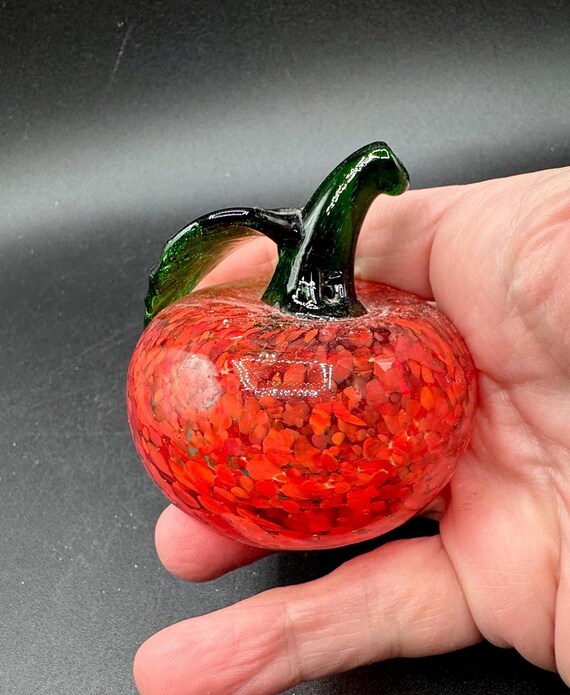 Vintage Murano Style Blown Art Glass Orange Fruit -S1H - Etsy