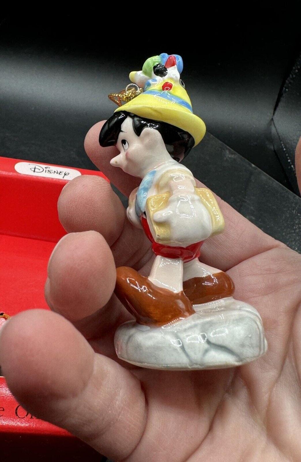 Vtg 1980's Schmid Walt Disney Pinocchio Jiminy Cricket Ceramic