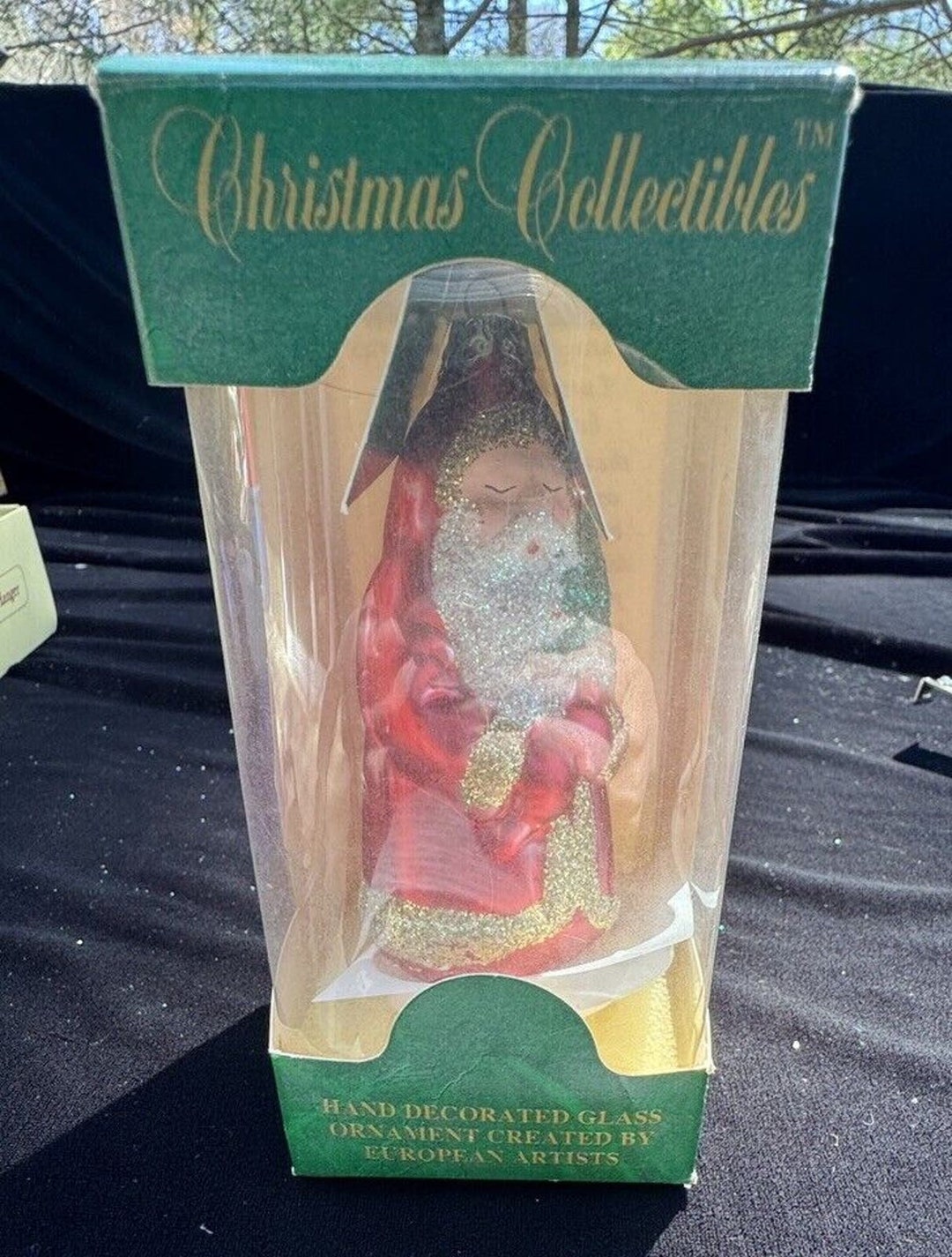 Old World Santa Hand Blown Ornament Made in Romania Mint in Box! -A40 ...