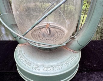 Vtg Embury Air Pilot No. 0 Lantern Lamp Star Bottom Universal 1928