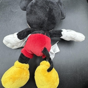 Vintage 1990’s Disney Store Mickey Mouse Plush Soft Velour Stuffy image 4