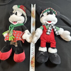 Disney Parks Minnie Maus & Micky Nordische Winter Weihnachten Plüsch Set 5P Bild 8