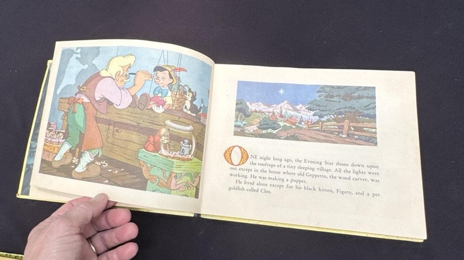 1939年ヴィンテージ本 ピノキオ ウォルト・ディズニー版 グロセット