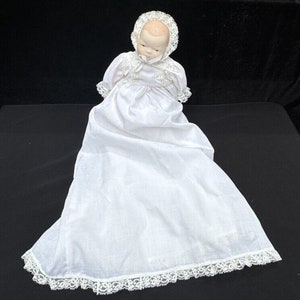 Vintage G S Putnam Bye Lo Baby Bisque Doll Head & Hands Reproduction Bernie
