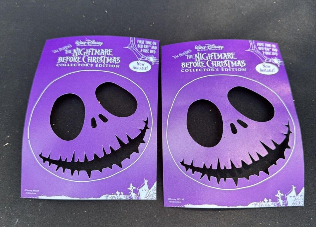 超希少　レア　1993年製　ディズニー　ナイトメア　コレクションカード　セット 1997 ナイトメアー・ビフォア・クリスマス ジャック・スケリントン