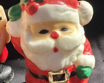 ヴィンテージ ハンドメイド サンタクロース ワックス キャンドル 9