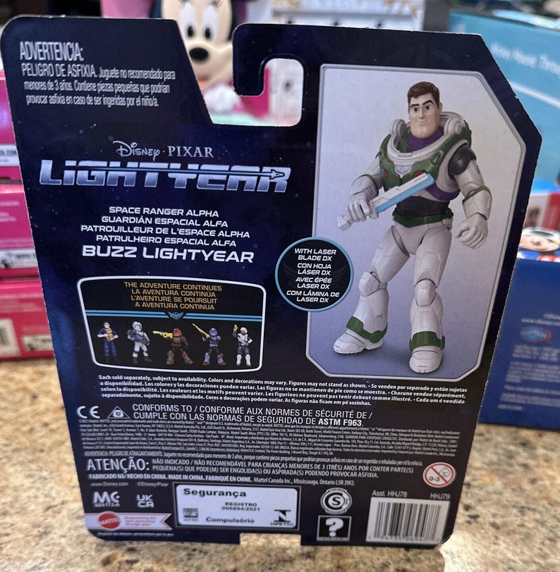 New Disney Pixar Buzz Lightyear The Movie Space Ranger Alpha Action Figure NIB! image 5