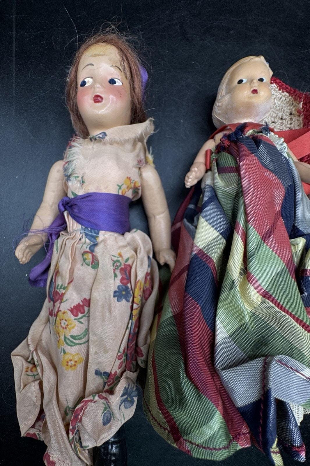 ヴィンテージ ストーリーブック ビスクドール 3体セット（追加パーツ