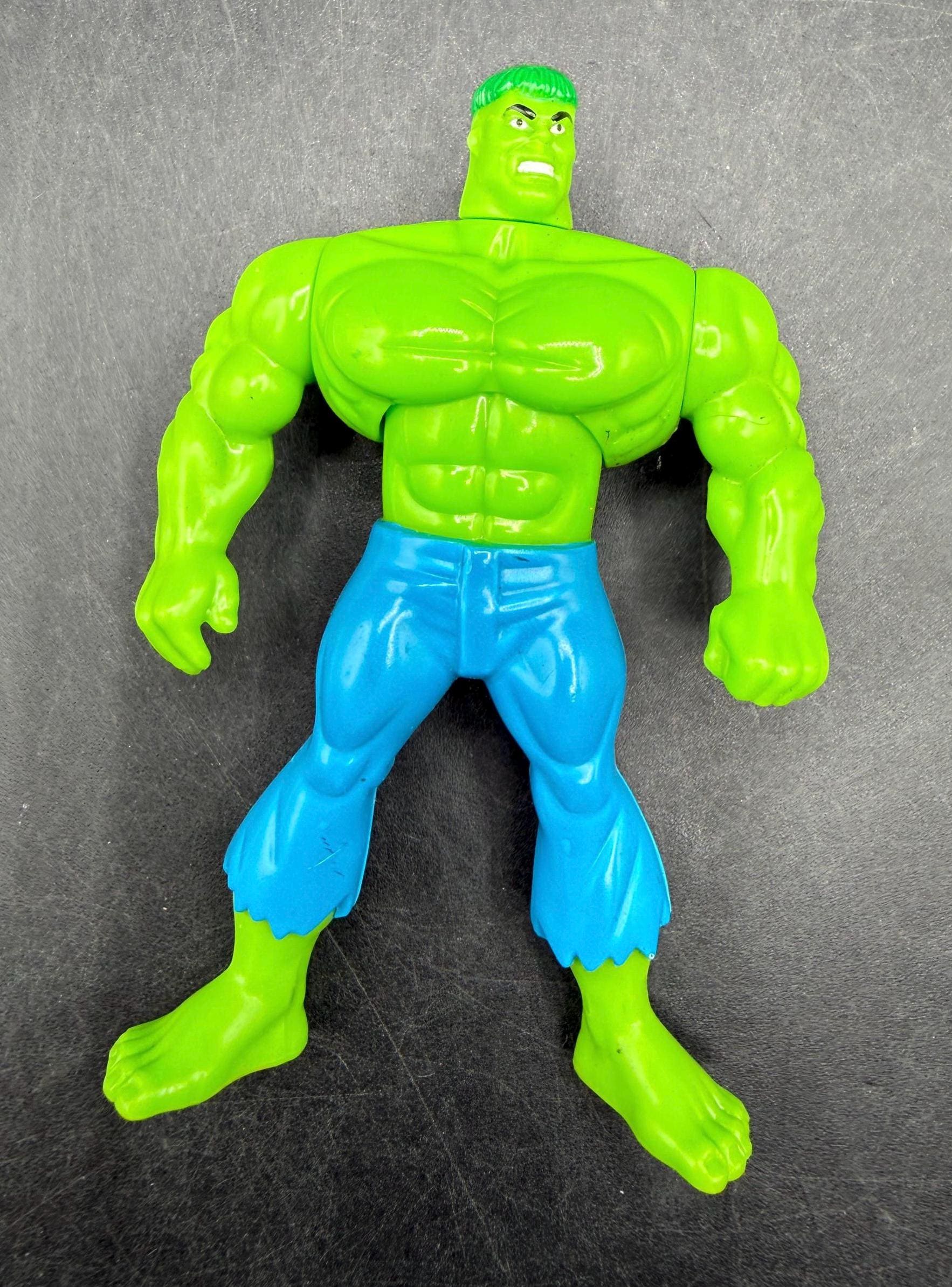 ハルク ソフビ マーベル HULK アメコミ ヴィンテージ 当時物 Vintage 1996 Incredible Hulk Marvel Superhero 4.5