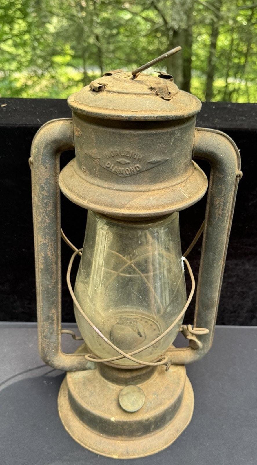 Vintage Norleigh Diamond Oil Lantern Shapleigh Hardware St Louis