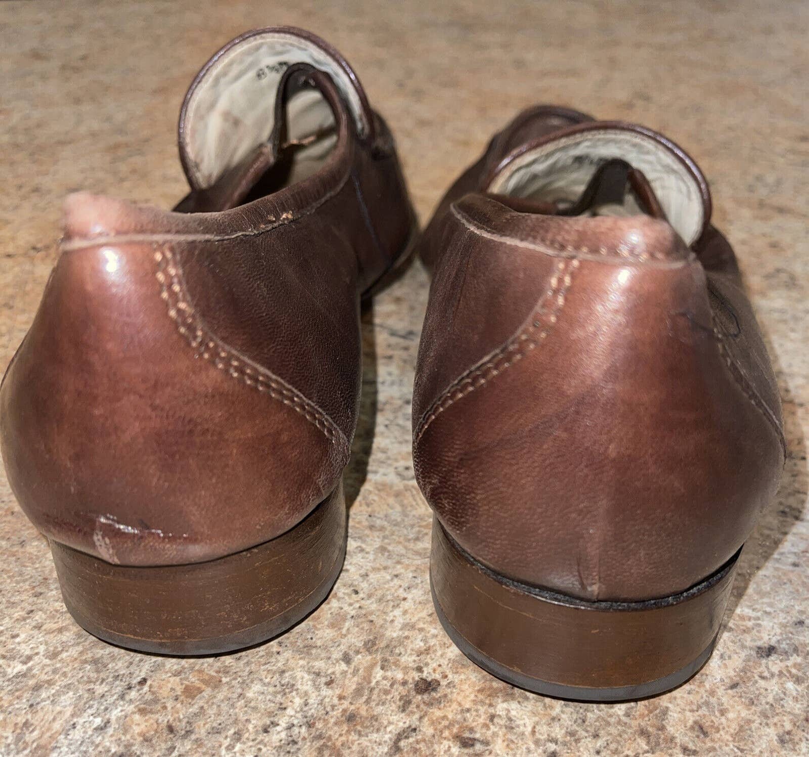 Brown Italian Leather Men’s Loafers from Saks Fifth Avenue size 10 SAKS 5th Ave Men main image 2