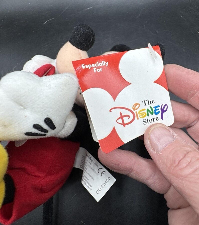 Disney Store Mickey Mouse Vintage Plush Toy Picture Frame New With Tags NWT! image 2