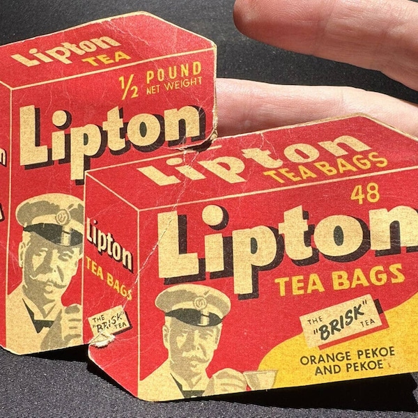 Lipton Tea Figurines Etsy