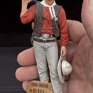 Hallmark-prydnad John Wayne Rio Bravo QX12961 Utmärkt Ingen låda -LO11