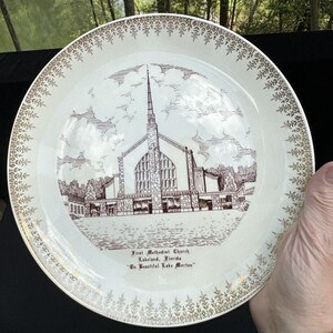 Erste Methodeistenkirche Lakeland Florida Auf Lake Morton Platte -A53