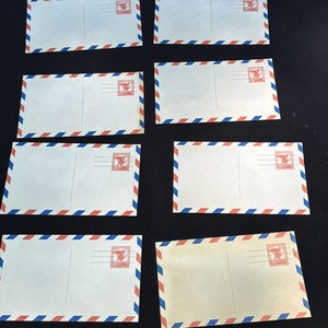 8 UXC4 6c AIRMAIL EAGLE Postkarte unbenutzt