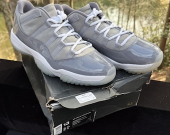 Nike Air Jordan 11 XI Low Cool Grey 528895-003 DS Rare Brand New OG Size 13