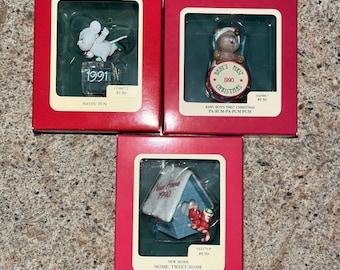 Lot of Brand New Carlton Cards Heirloom Ornaments 1990’s 3G18