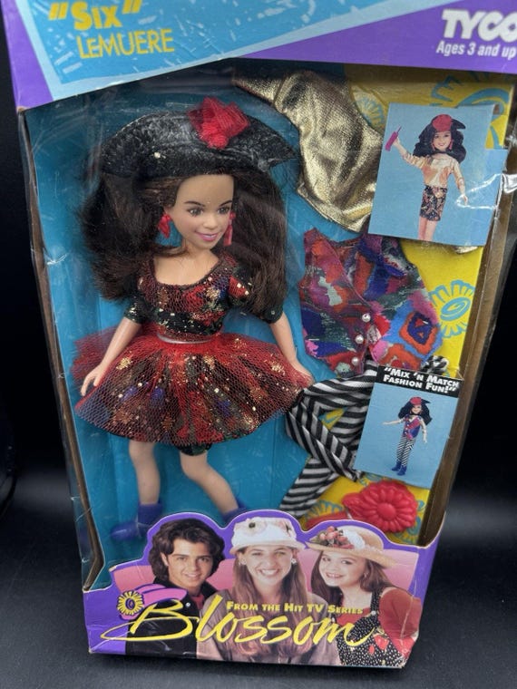 New Vtg 1993 Blossom TV Show “six Lemuere Doll