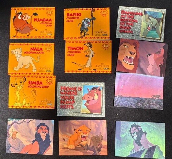 Skybox Disney's the Lion King Trading Cards -9A - Etsy
