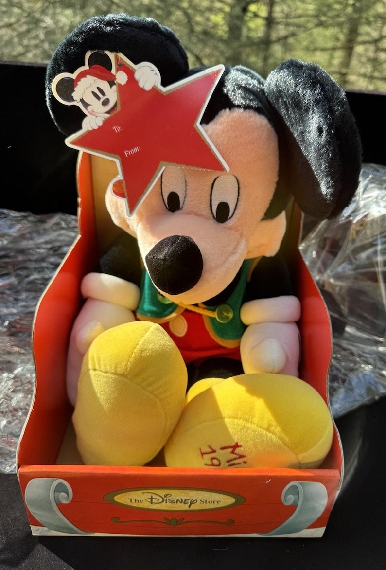 Disney Mickey Mouse Plush Season to Remember 1999 Stuffed Animal Toy New! D1 image 1