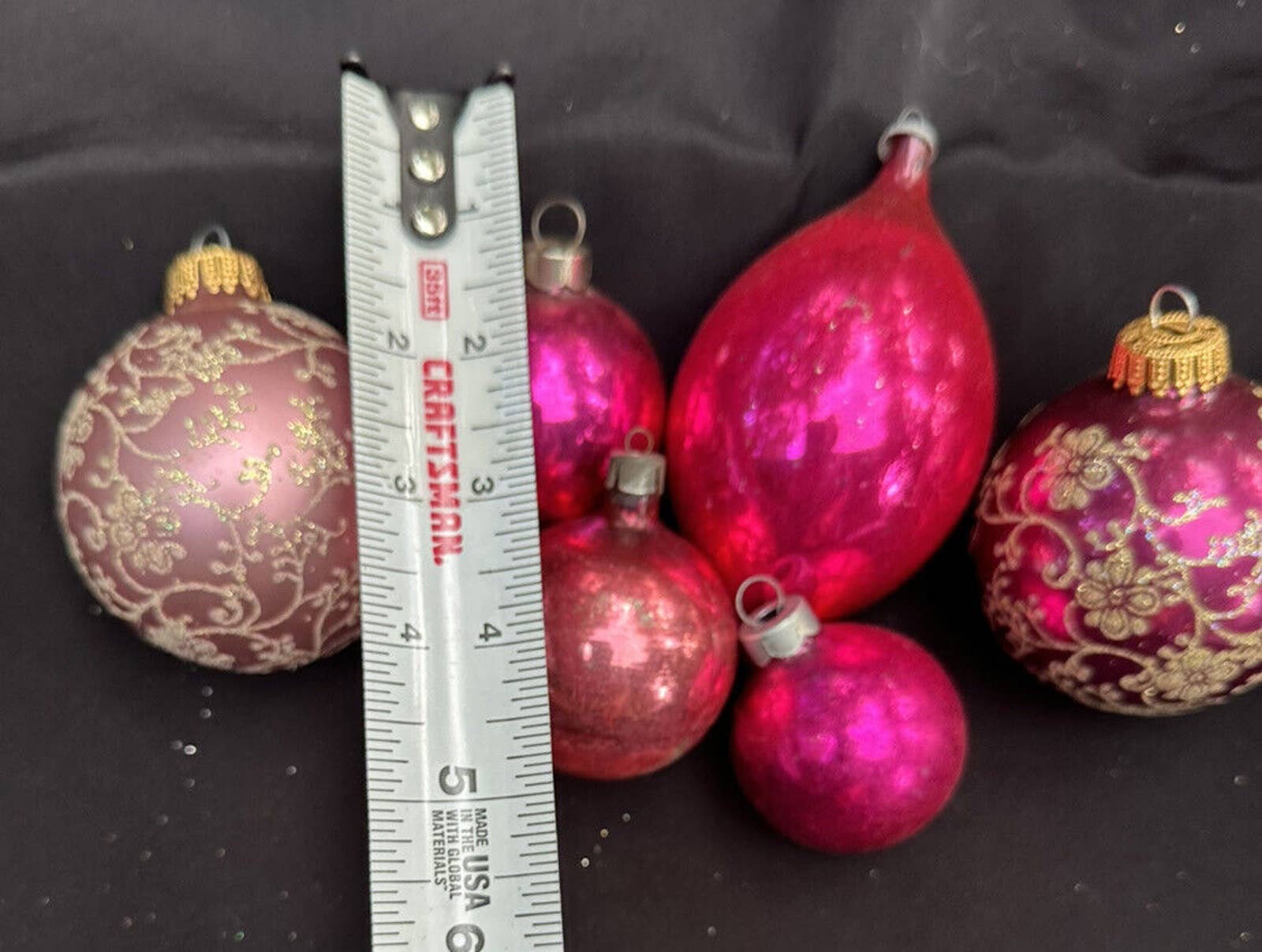 ヴィンテージ クリスマスオーナメント他6点セット デンマーク・ドイツ手工芸品 ヴィンテージ 6個セット ヴィンテージ クリスマスツリー オーナメント