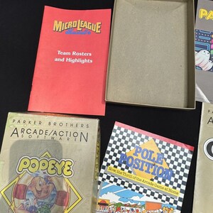 Lot De 6 Jeux Atari 2600 : Battlezone, Phoenix, Centipede, Pac-Man, Pole Position
