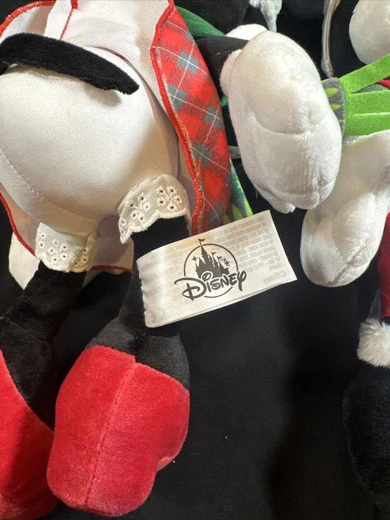 Disney Parks Minnie Maus & Micky Nordische Winter Weihnachten Plüsch Set 5P Bild 9