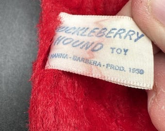 Vtg Knickerbocker Huckleberry Hound Hand Puppet 1959 Hanna Barbera