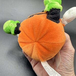 Disney Store Halloween Mickey Mouse Exclusive Bean Bag Plush Pumpkin Costume -43 image 5