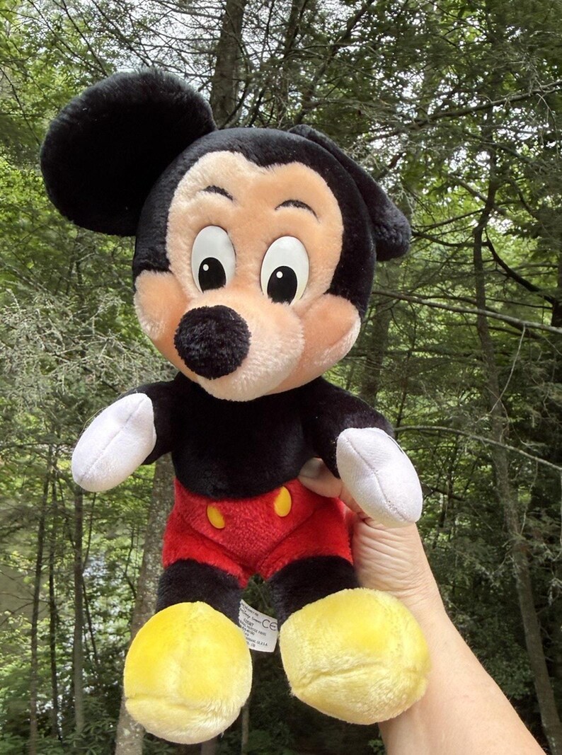 Peluche vintage Mickey Mouse en peluche poupée Walt Disney World Disneyland image 10