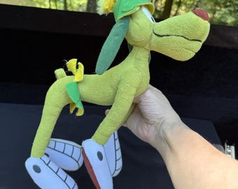 Vintage Marvin The Martian K-9 Dog Stuffed Animal Plush Six Flags Exclusive 1997