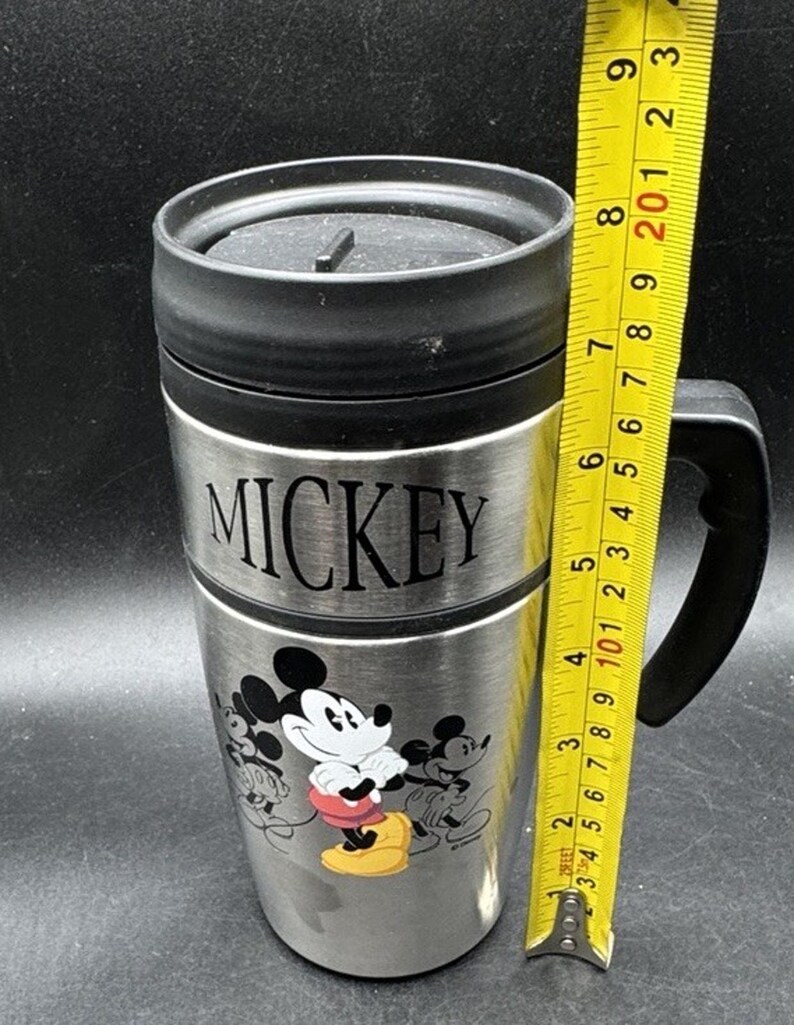Vintage 1990’s Disney Store Park Mickey Mouse Tumbler Insulated Cup New! -DS3 image 7