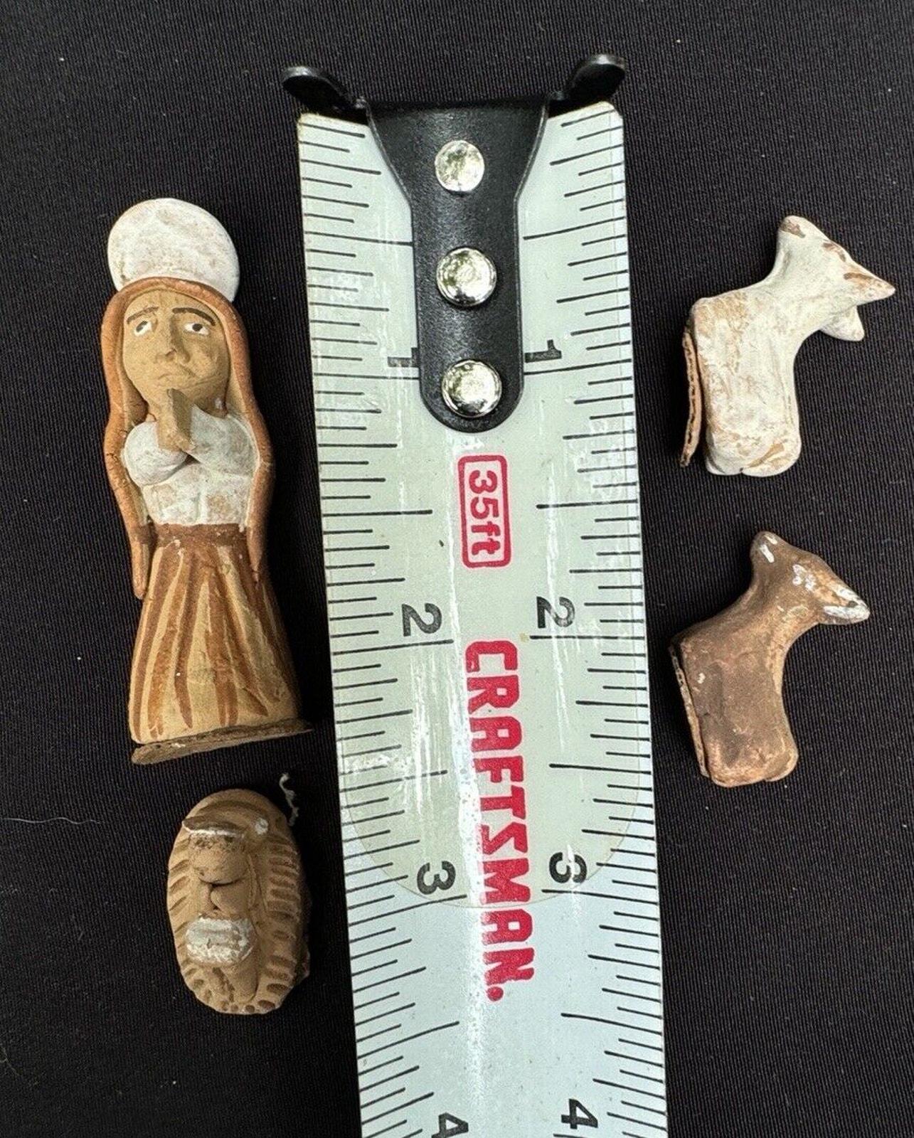 ヴィンテージ 1960 陶器 ミニチュア キリスト降誕 小さなメキシコの