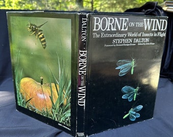 Born On The Wind von Stephen Dalton 1975 1st Ed Insekten im Flug