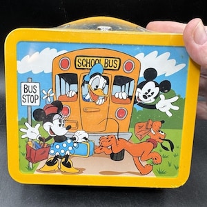 1935 Mickey Mouse Lunch Box: Vintage Collectible Gem 3 1935 Mickey Mouse Lunch Box: Vintage Collectible Gem