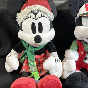 Disney Parks Minnie Maus & Micky Nordische Winter Weihnachten Plüsch Set 5P Bild 2