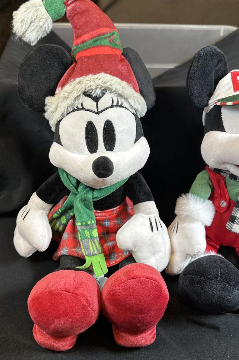 Disney Parks Minnie Maus & Micky Nordische Winter Weihnachten Plüsch Set 5P Bild 2
