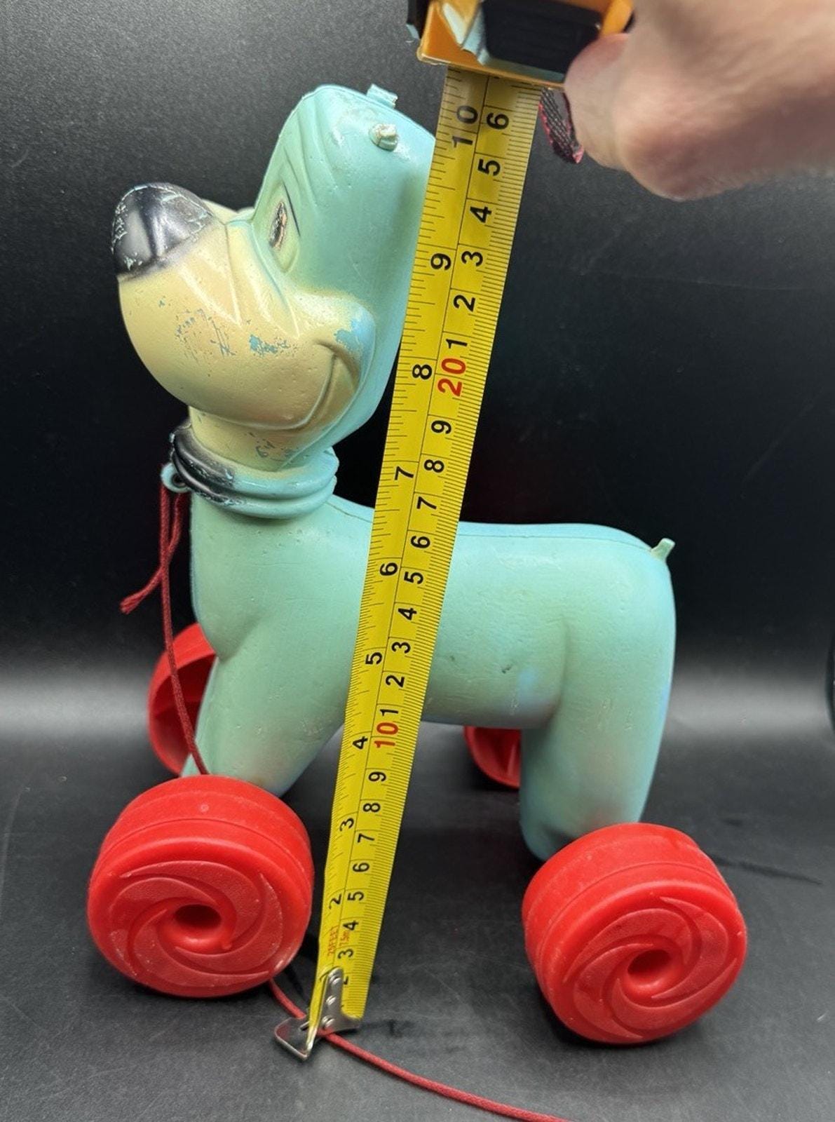 Very Rare 1960's EXCLUSIVE Jetsons Astro the Dog Pull Toy Blow