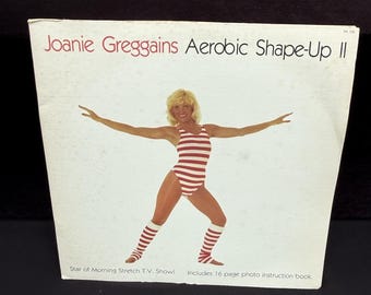 1980 Joanie Greggains Aerobic Shape Up II 1982 Parachute RRK8001 Disco de vinilo LP