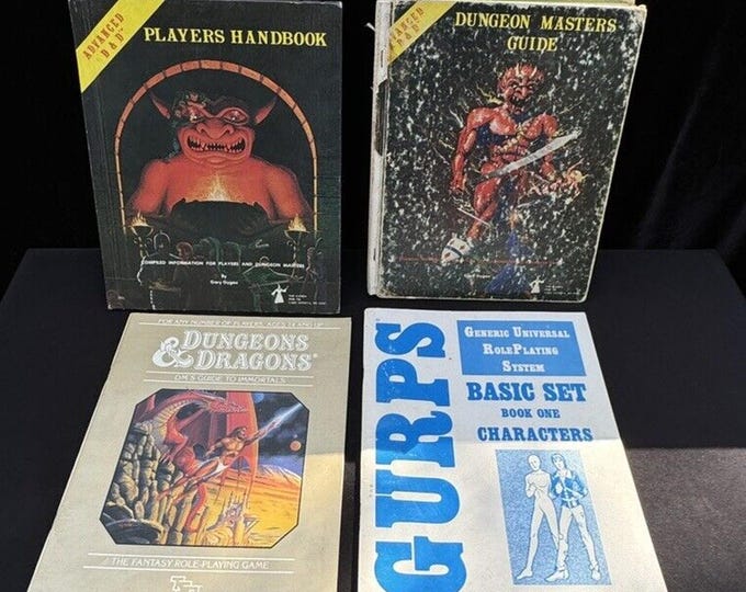 Advanced Dungeons & Dragons Dungeon Master's Guide 1970’s AD D Book Lot ...