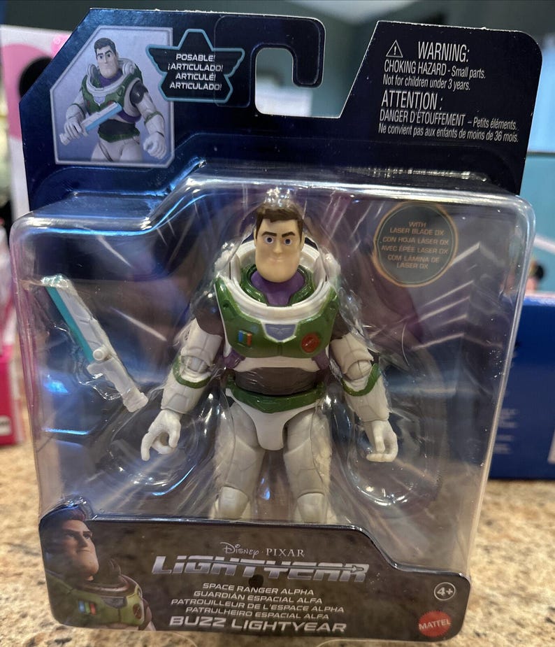New Disney Pixar Buzz Lightyear The Movie Space Ranger Alpha Action Figure NIB! image 6